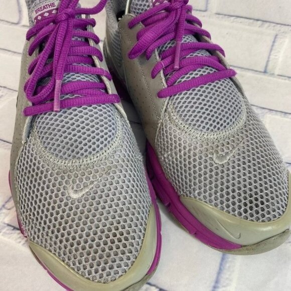 Nike In Season TR comfort memory foam walking shoes grey purple - Picture 4 of 12